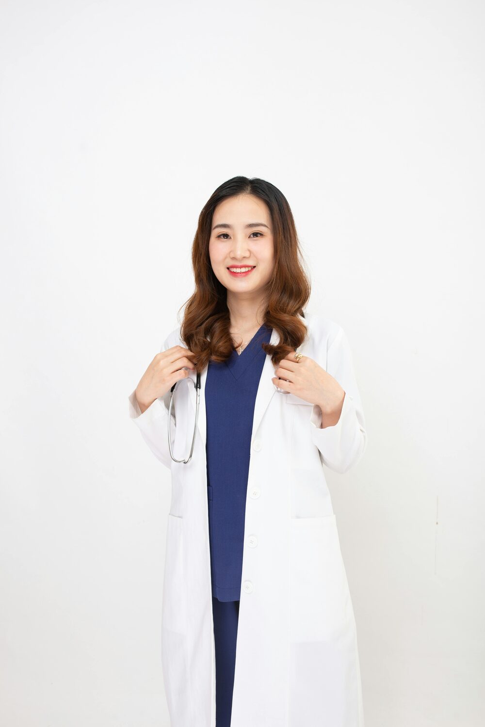 Board-certified physician ready for a clinical consultation